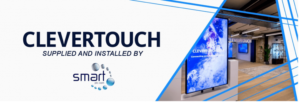 Clevertouch Higher Further Education - Clevertouch Banner - Electrical Data and EV specialists - Smartplc